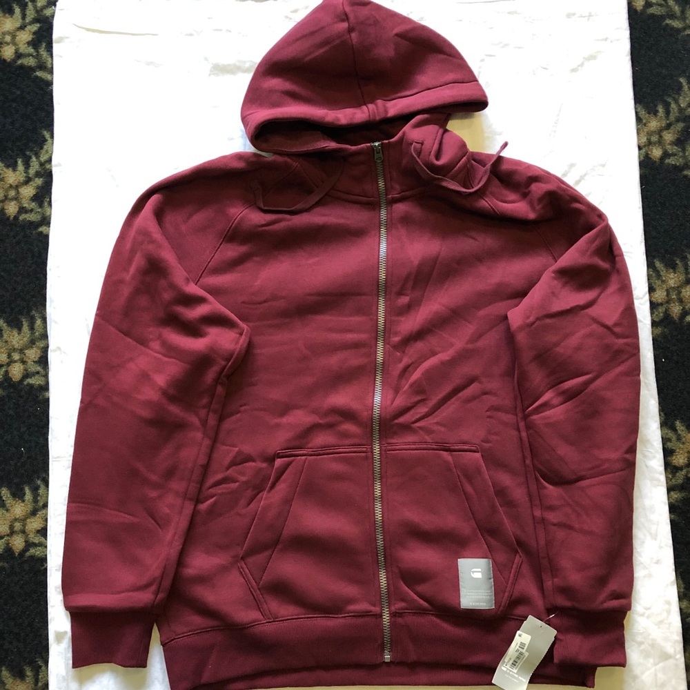G-Star hooded zip up sweater